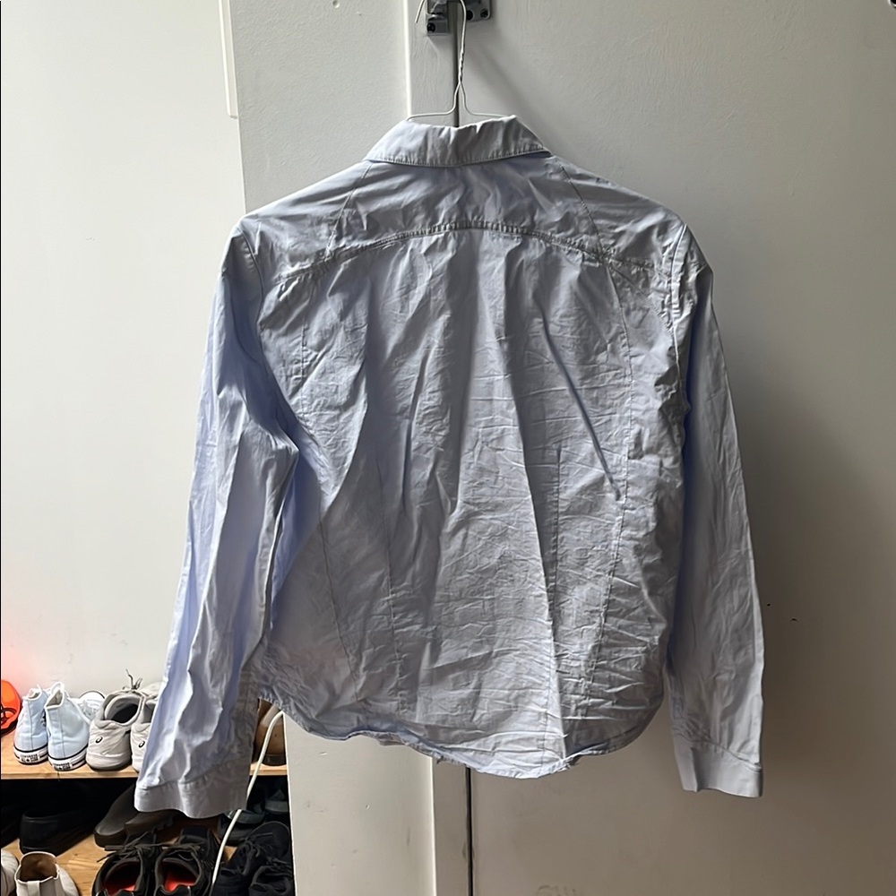 Light Blue Button-Up Shirt - Picture 4 of 4